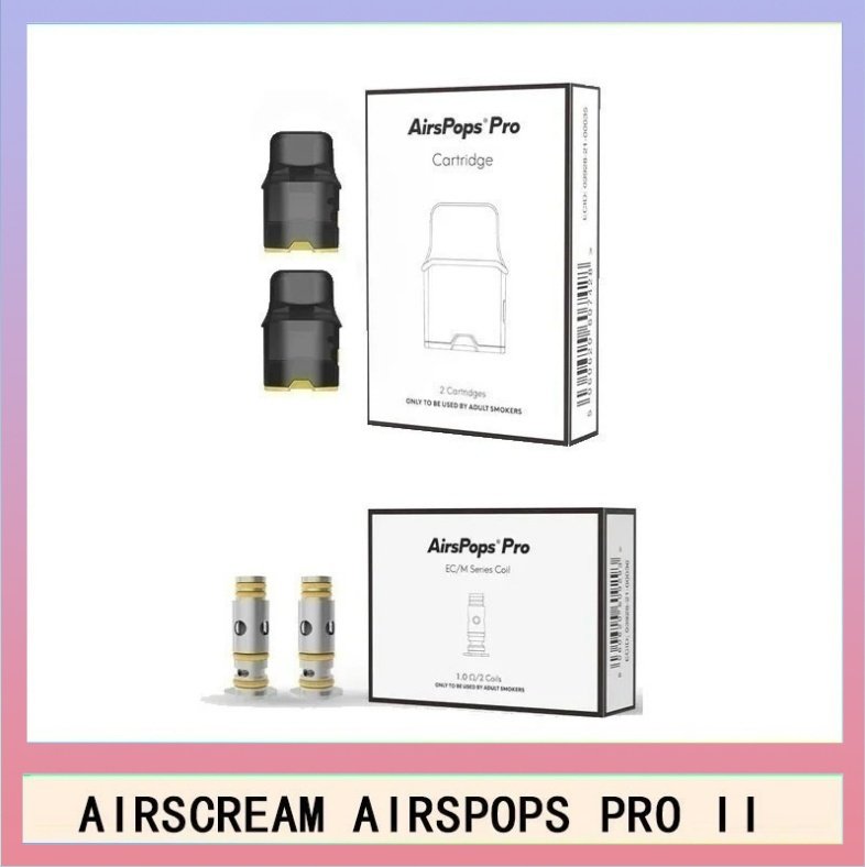 AIRSCREAM AIRSPOPS PRO II氣泡2代煙彈空倉霧化芯成品芯